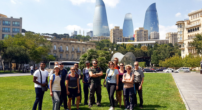 BAKU CYCLING & WALKING TOUR VIP transfer luxury experience historic landmarks