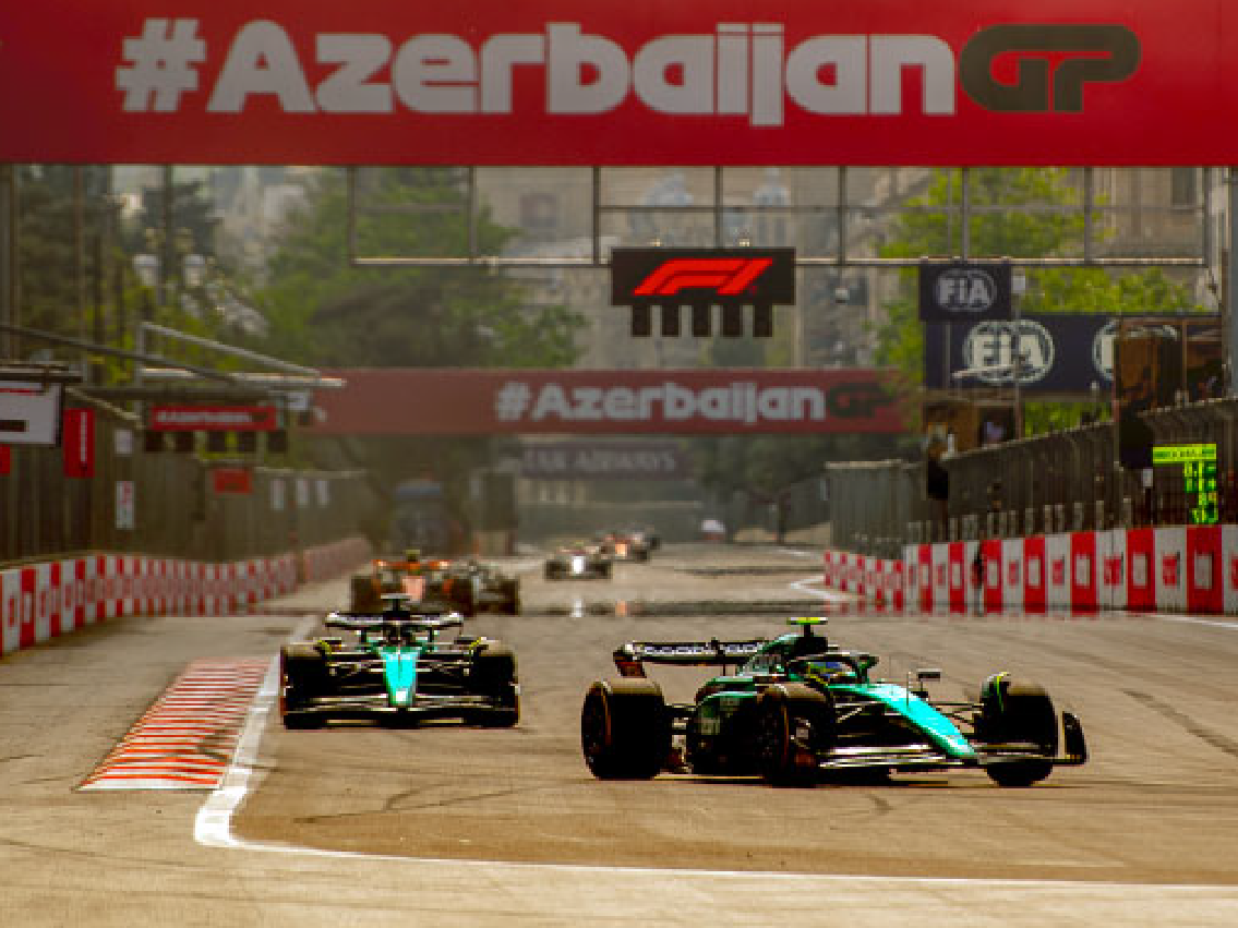 BAKU FORMULA 1 TRACK TOUR VIP transfer luxury experience city skyline