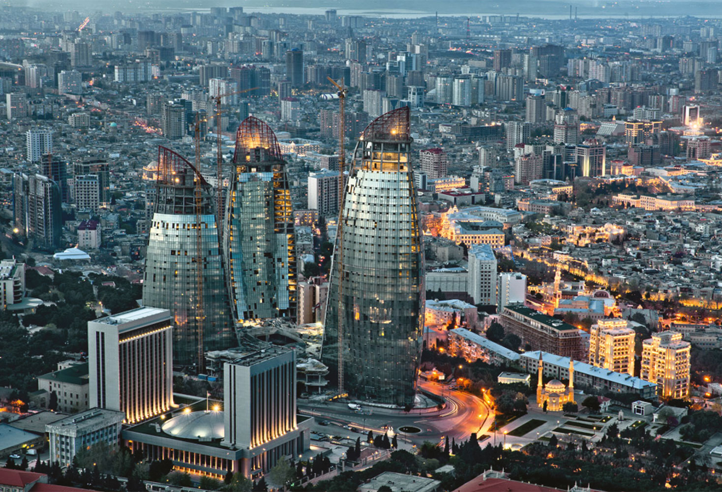 BAKU FESTIVAL & EVENTS TOUR VIP transfer luxury experience city skyline