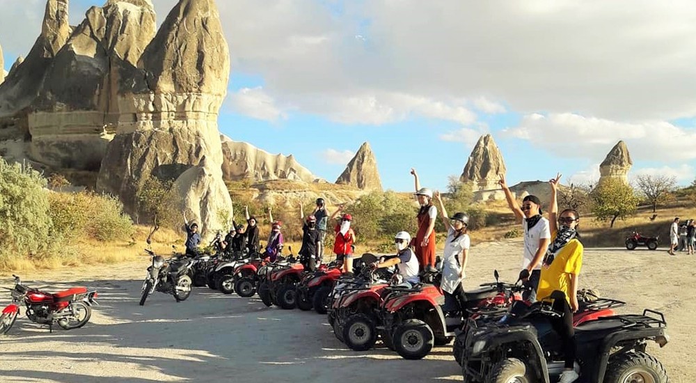 CAPPADOCIA ATV QUAD SAFARI TOUR sunset view VIP transfer luxury experience