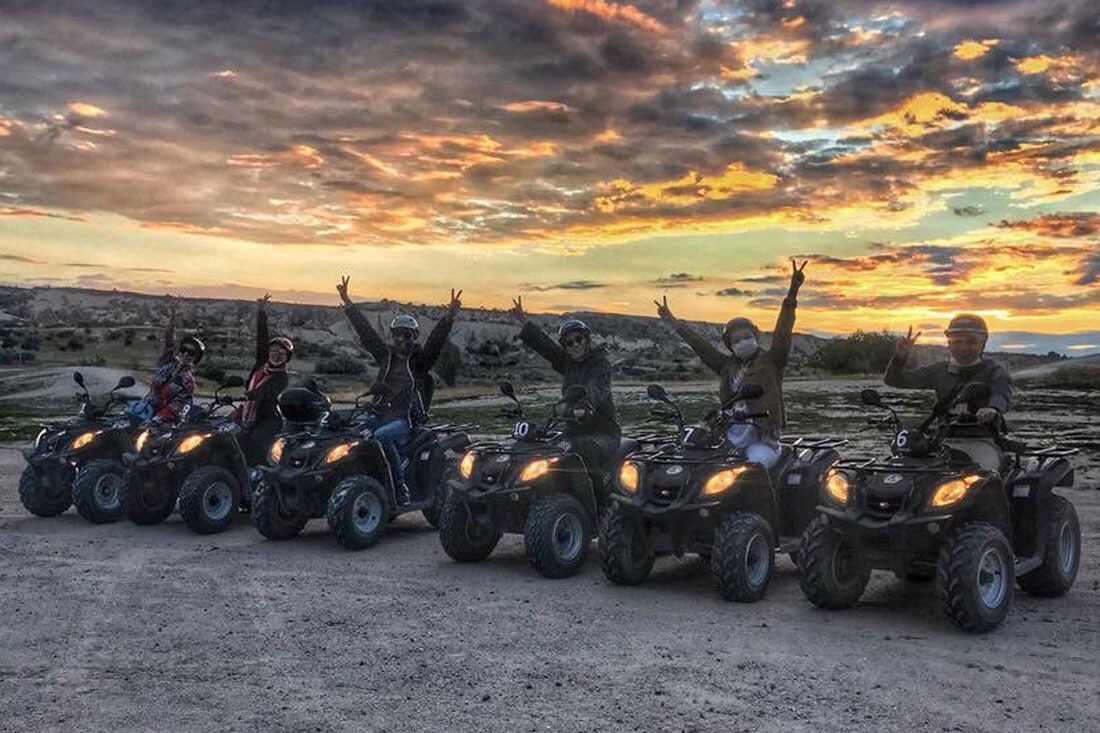 CAPPADOCIA ATV QUAD SAFARI TOUR sunset view VIP transfer luxury experience