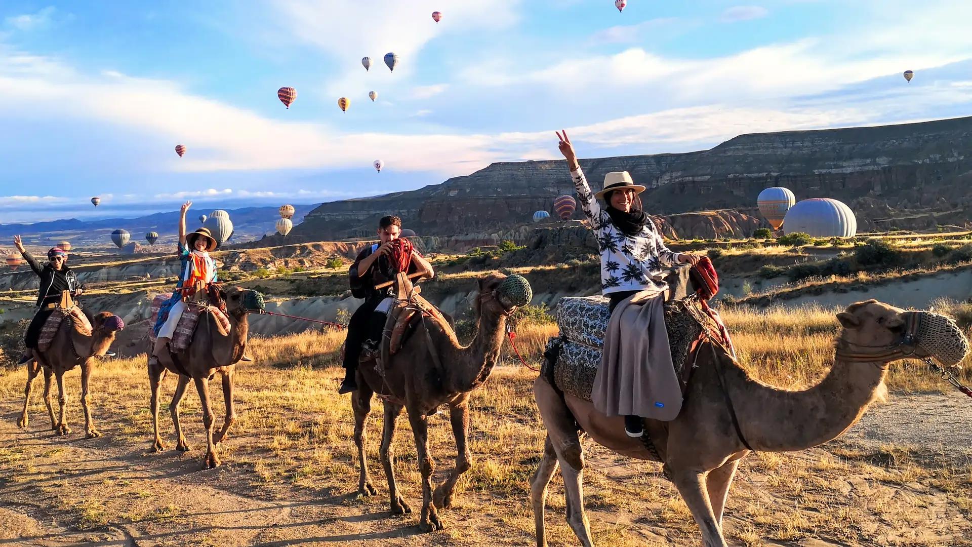 CAPPADOCIA CAMEL SAFARI TOUR sunset view VIP transfer luxury experience