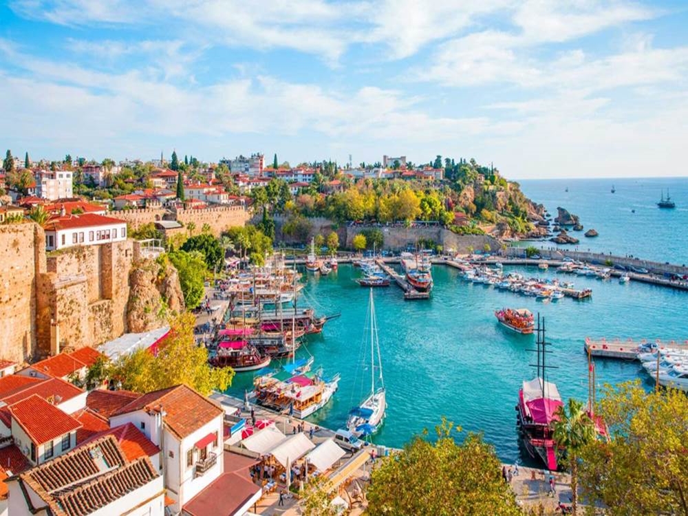 Antalya City & Waterfalls Tour historic landmarks city skyline nature escape