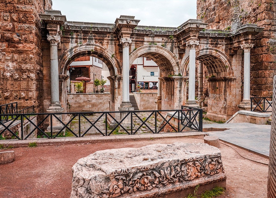 Antalya City & Waterfalls Tour historic landmarks city skyline nature escape